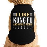 I Like Kung Fu And Maybe 3 People Doggie Tank thumb 0
