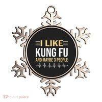 I Like Kung Fu And Maybe 3 People Ornament thumb 0