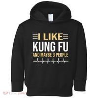I Like Kung Fu And Maybe 3 People Toddler Hoodie thumb 0