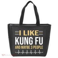 I Like Kung Fu And Maybe 3 People Tote Bag thumb 0