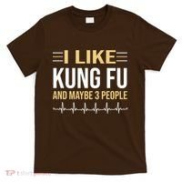 I Like Kung Fu And Maybe 3 People T-Shirt thumb 0