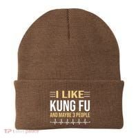 I Like Kung Fu And Maybe 3 People Beanie thumb 0