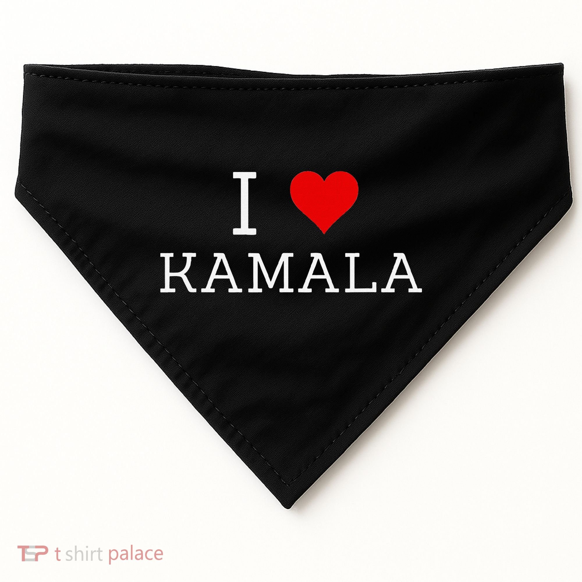 I Love Kamala USA-Made Doggie Bandana