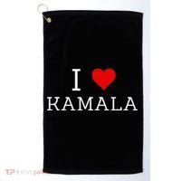 I Love Kamala Golf Towel thumb 0