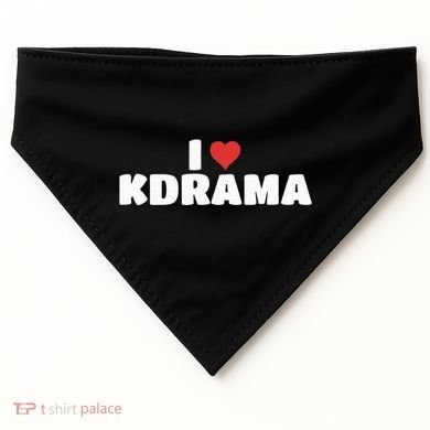 I Love Kdrama USA-Made Doggie Bandana
