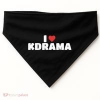 I Love Kdrama USA-Made Doggie Bandana thumb 0
