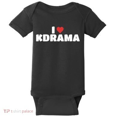 I Love Kdrama Baby Bodysuit