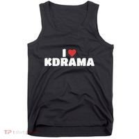 I Love Kdrama Tank Top thumb 0