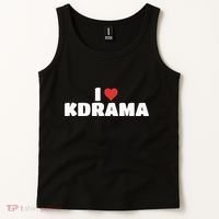 I Love Kdrama Tank Top thumb 2