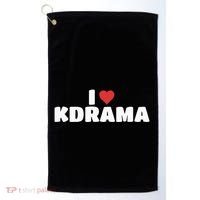 I Love Kdrama Golf Towel thumb 0