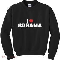 I Love Kdrama Kids Sweatshirt thumb 0