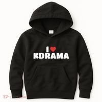 I Love Kdrama Kids Hoodie thumb 0