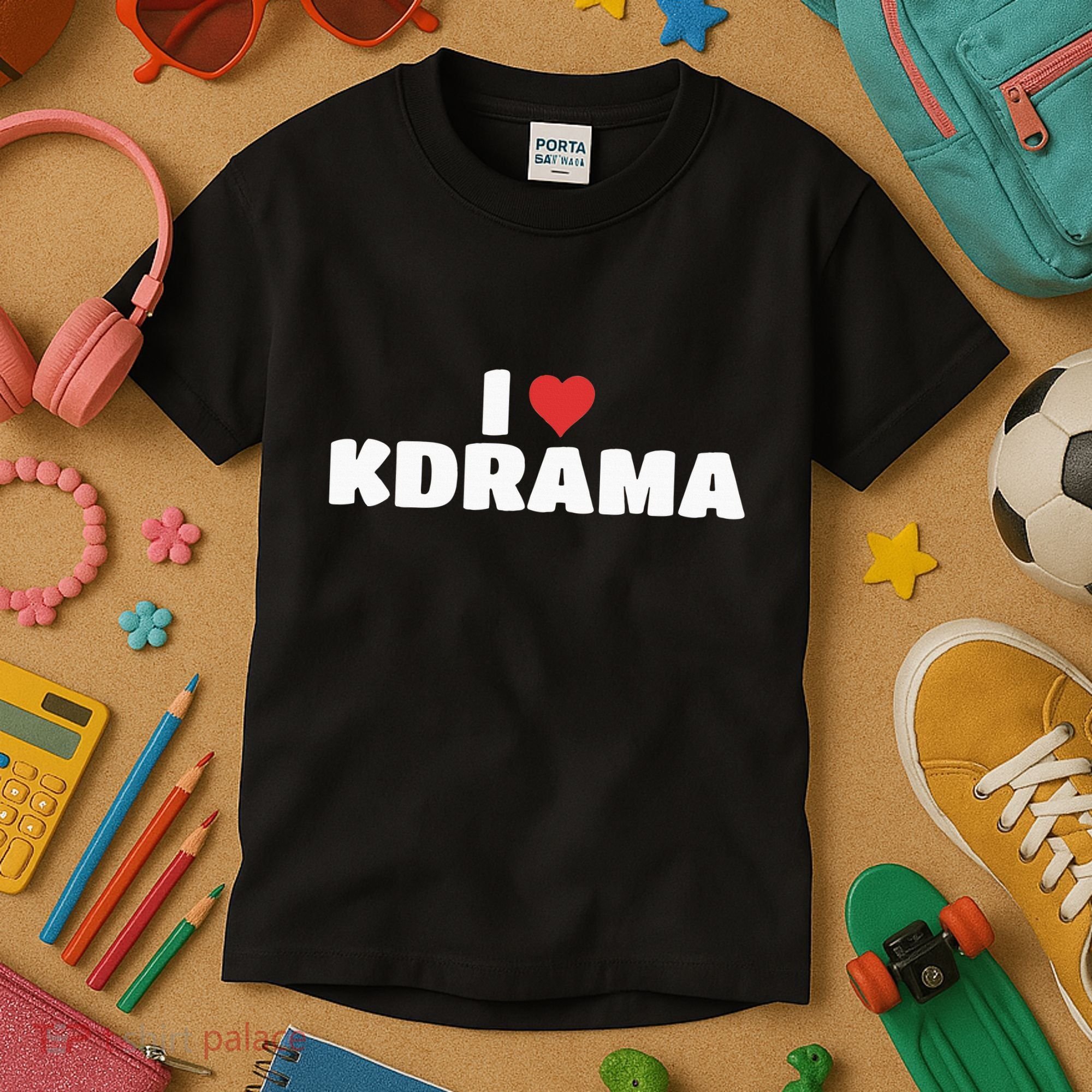 I Love Kdrama Kids T-Shirt
