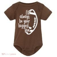 Ill Always Be Your Biggest Football Fan Baby Bodysuit thumb 0