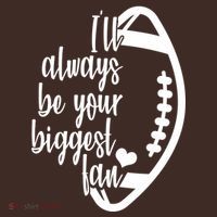 Ill Always Be Your Biggest Football Fan Baby Bodysuit thumb 2