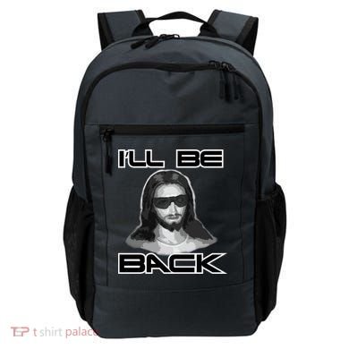 I'll Be Back Jesus Backpack