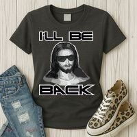 I'll Be Back Jesus Women's T-Shirt thumb 3