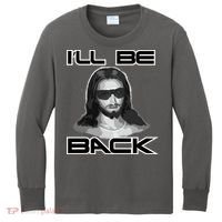 I'll Be Back Jesus Kids Long Sleeve Shirt thumb 0