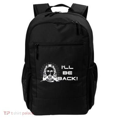 I'll Be Back Jesus Funny Backpack