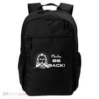 I'll Be Back Jesus Funny Backpack thumb 0