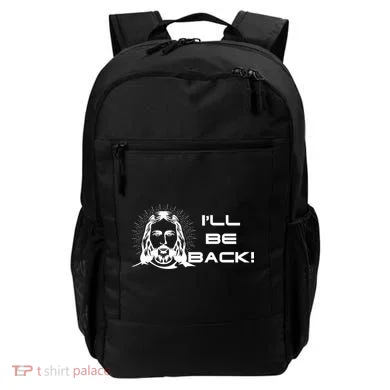 I'll Be Back Jesus Funny Backpack