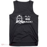 I'll Be Back Jesus Funny Tank Top thumb 0