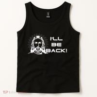 I'll Be Back Jesus Funny Tank Top thumb 2