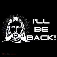 I'll Be Back Jesus Funny Kids Sweatshirt thumb 2