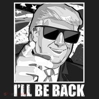 I'll Be Back Terminator Trump 2024 Election Women's Sweatshirt thumb 2