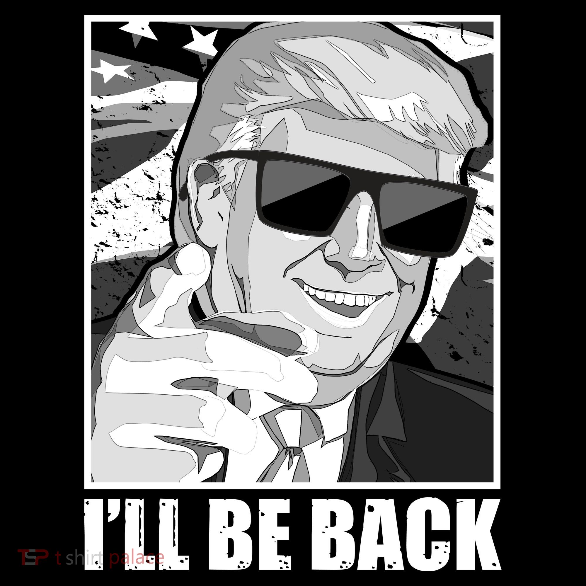 I'll Be Back Terminator Trump 2024 Election Women's Hoodie