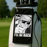 I'll Be Back Terminator Trump 2024 Election Golf Towel thumb 2