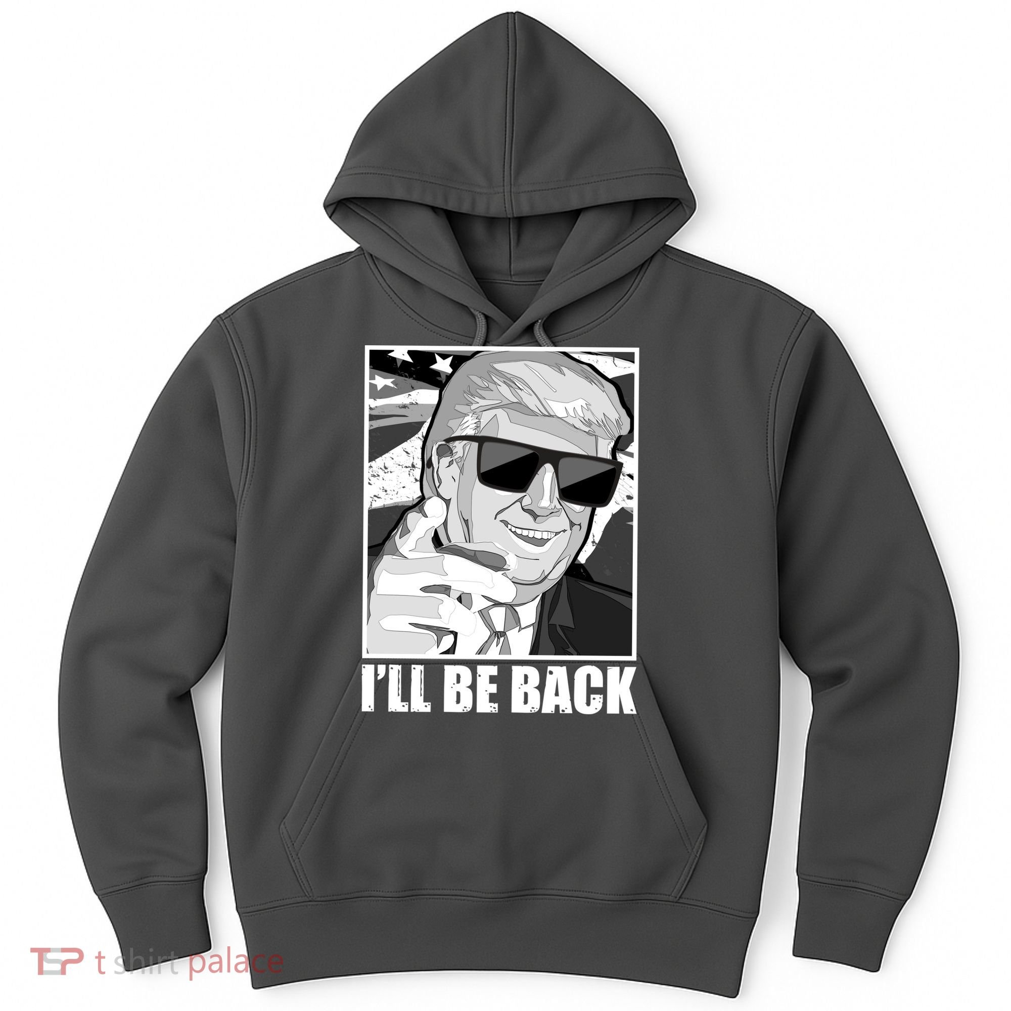 I'll Be Back Terminator Trump 2024 Election Hoodie