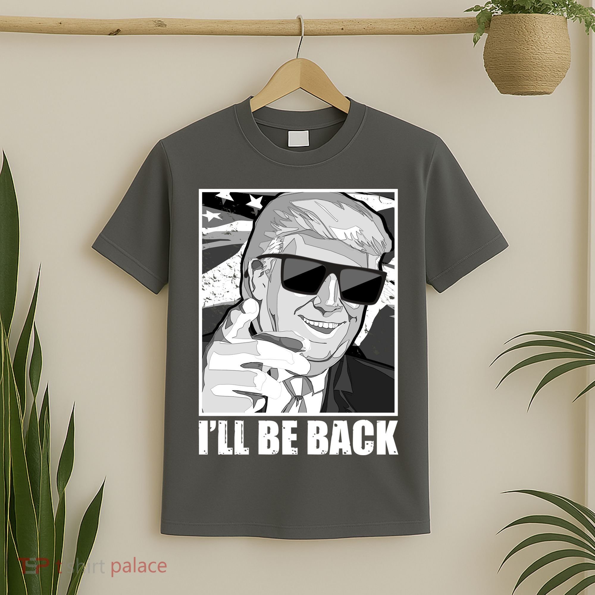 I'll Be Back Terminator Trump 2024 Election T-Shirt
