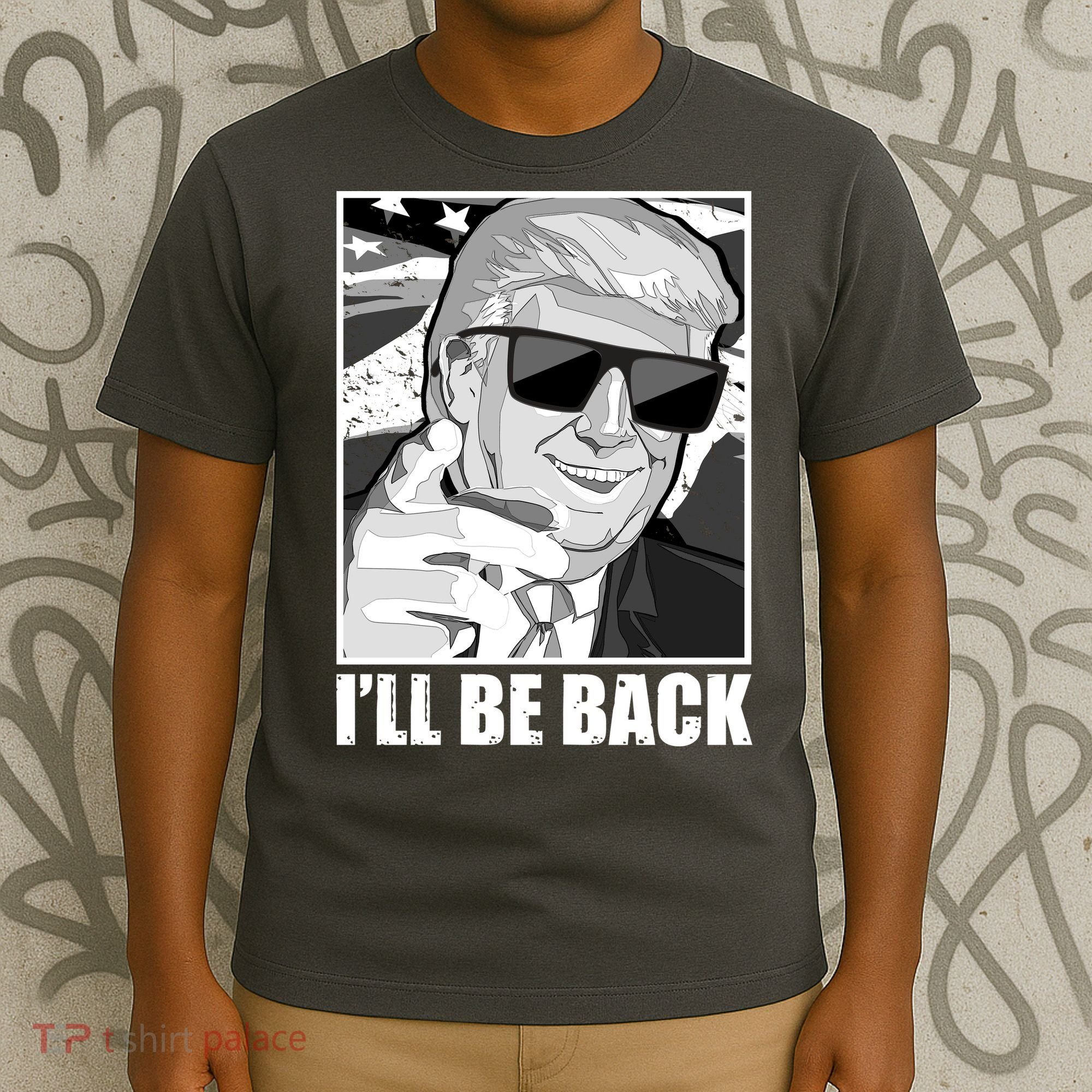 I'll Be Back Terminator Trump 2024 Election T-Shirt