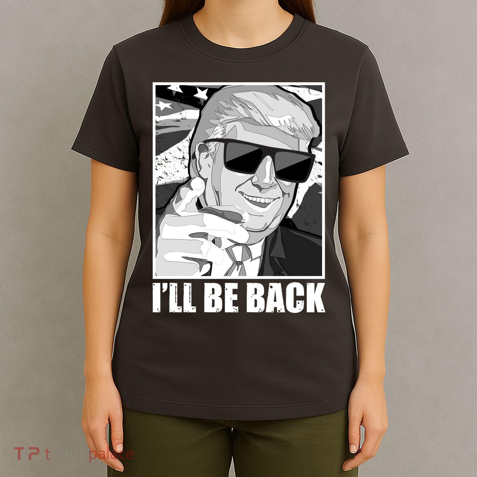 I'll Be Back Terminator Trump 2024 Election T-Shirt