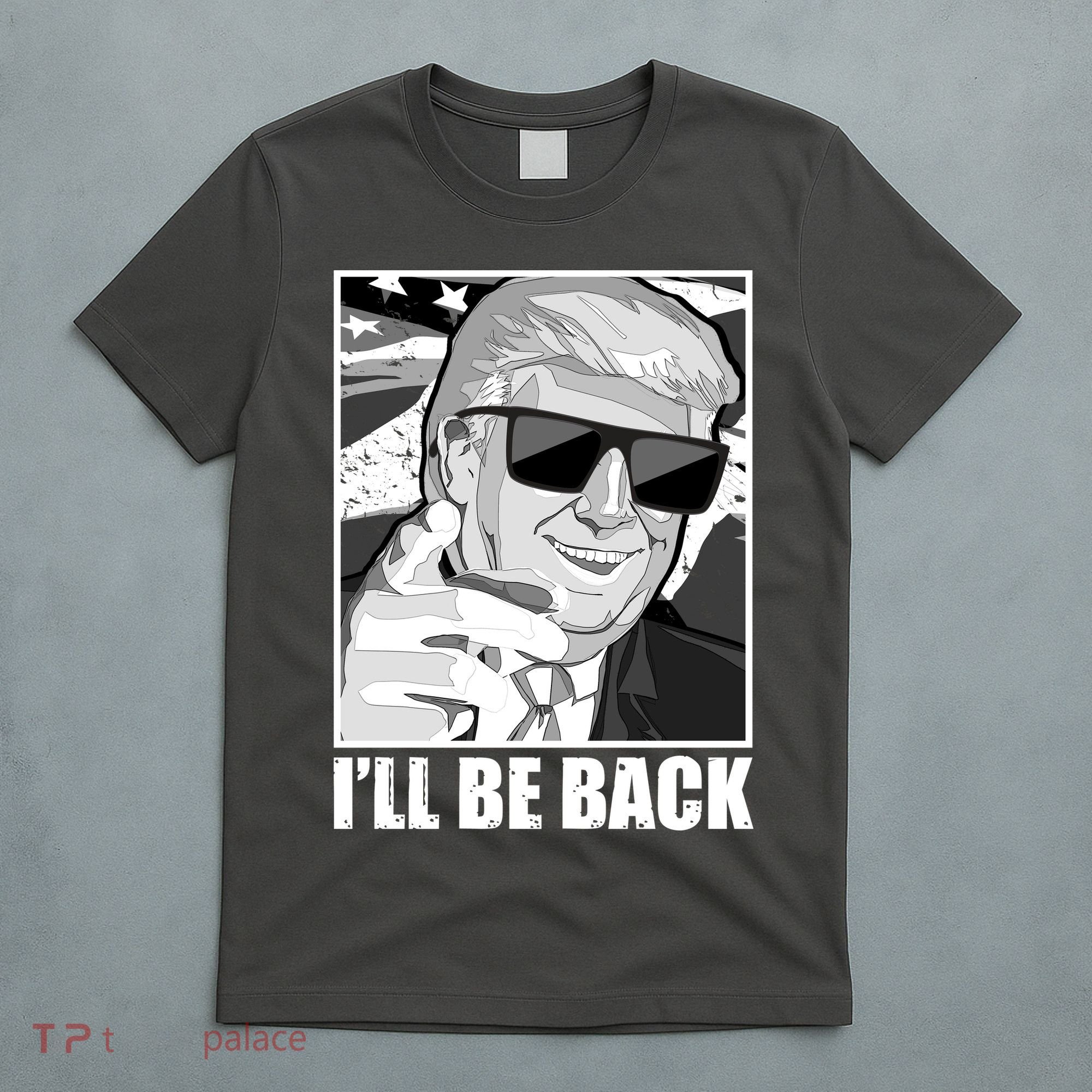I'll Be Back Terminator Trump 2024 Election T-Shirt