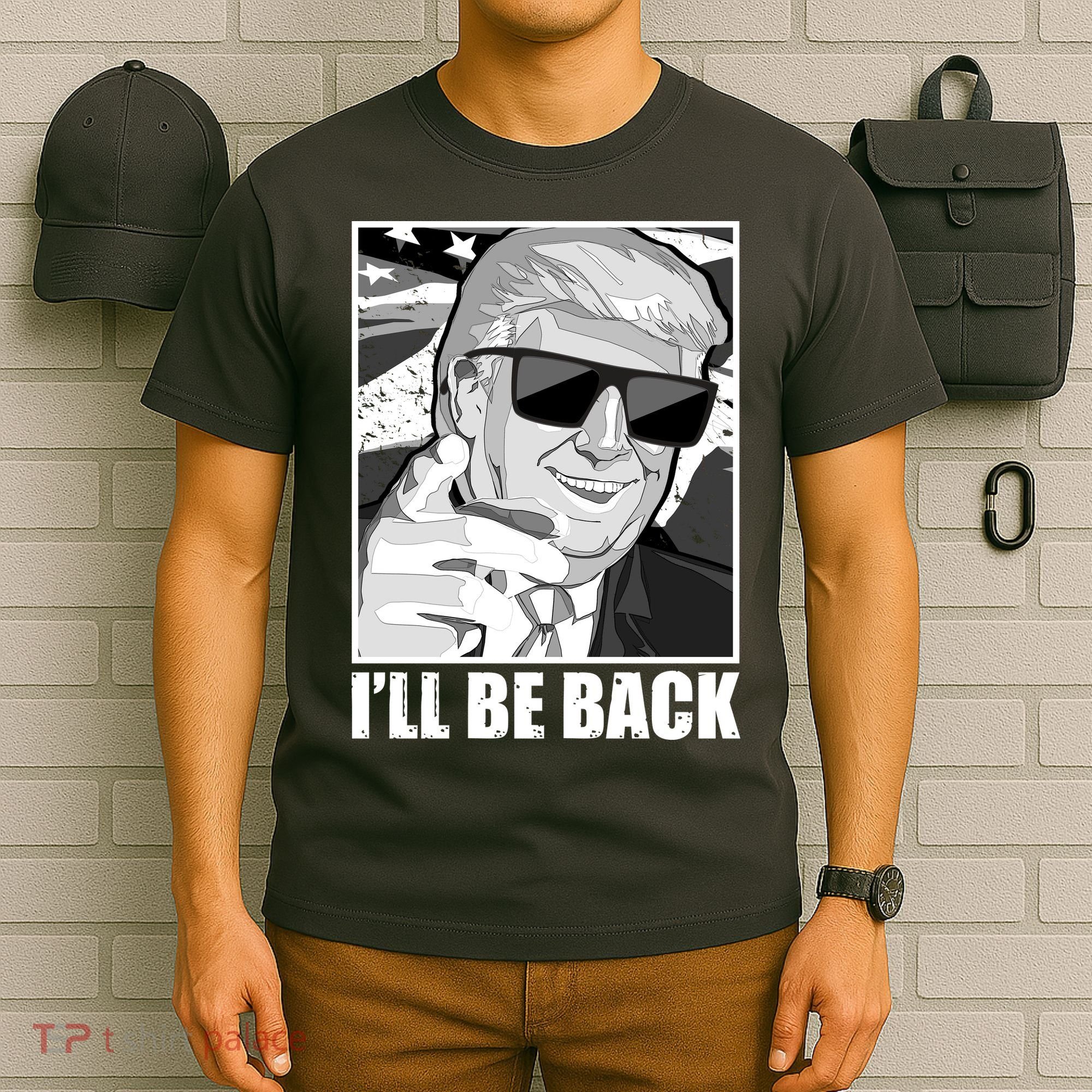 I'll Be Back Terminator Trump 2024 Election T-Shirt