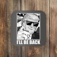 I'll Be Back Terminator Trump 2024 Election Coaster thumb 0