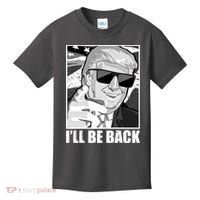 I'll Be Back Terminator Trump 2024 Election Kids T-Shirt thumb 0