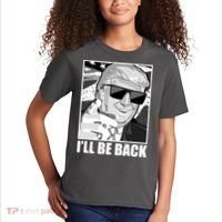 I'll Be Back Terminator Trump 2024 Election Kids T-Shirt thumb 2