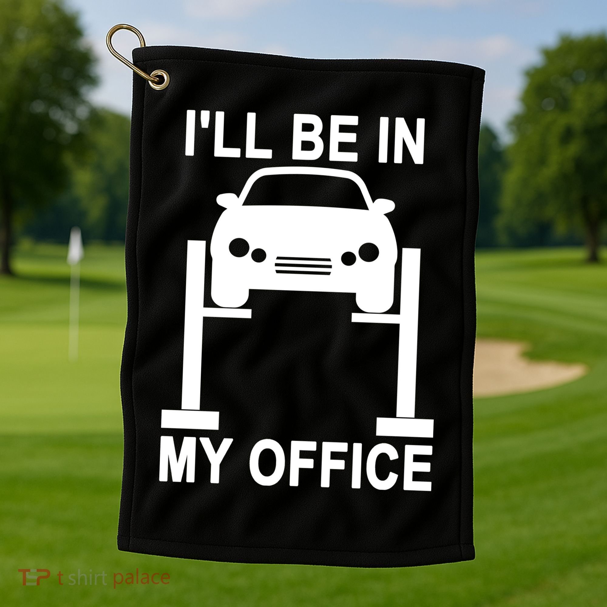 I'll Be In My Office Golf Towel