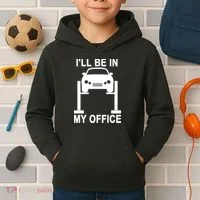I'll Be In My Office Kids Hoodie thumb 2