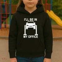 I'll Be In My Office Kids Hoodie thumb 3
