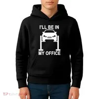 I'll Be In My Office Kids Hoodie thumb 4