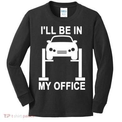 I'll Be In My Office Kids Long Sleeve Shirt