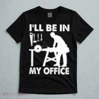 I'll Be In My Office Carpenter Woodworking  T-Shirt thumb 5