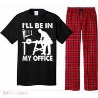I'll Be In My Office Carpenter Woodworking  Pajama Set thumb 0