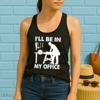I'll Be In My Office Carpenter Woodworking  Women's Tank Top thumb 2
