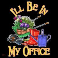 I'll Be In My Office Gardening Women's Tank Top thumb 5