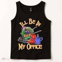 I'll Be In My Office Gardening Tank Top thumb 2